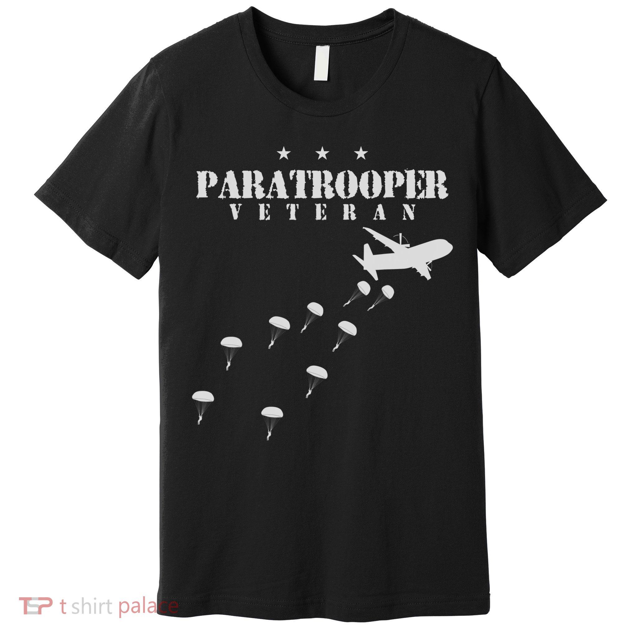 Airborne Paratrooper Veteran Infantry Division Premium T-Shirt