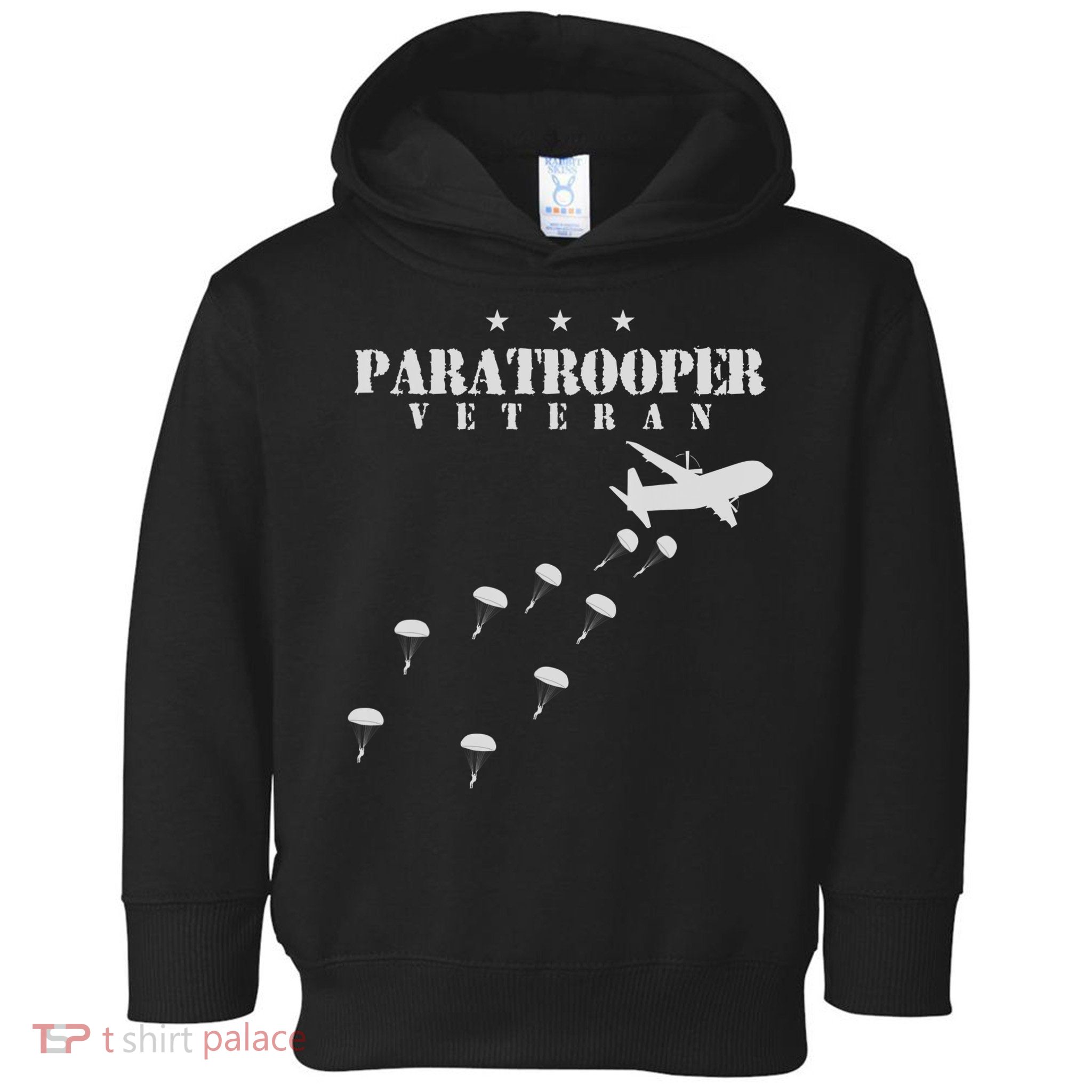 Airborne Paratrooper Veteran Infantry Division Toddler Hoodie