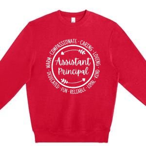 Assistant Principal Vice School Principal Appreciation Premium Crewneck Sweatshirt