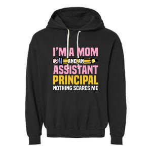 Assistant Principal VicePrincipal Headmasters Mother's Day Garment-Dyed Fleece Hoodie