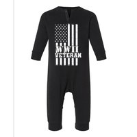 American Patriot WWII Veteran Military World War 2 Veteran Infant Fleece One Piece