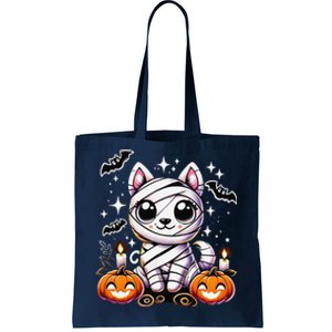 Adorable Puppy Wrapped Mummy Halloween Cute Dog Tote Bag