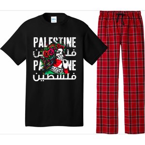 A Palestinian Wearing A Palestinian Bandana Palestine Pajama Set