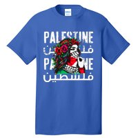 A Palestinian Wearing A Palestinian Bandana Palestine Tall T-Shirt