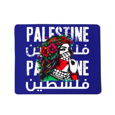 A Palestinian Wearing A Palestinian Bandana Palestine Mousepad