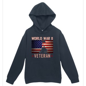 American Patriot WWII Veteran Military World War 2 Veteran Urban Pullover Hoodie