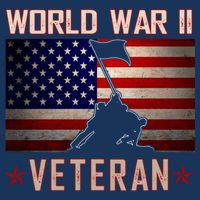 American Patriot WWII Veteran Military World War 2 Veteran Zip Tote Bag