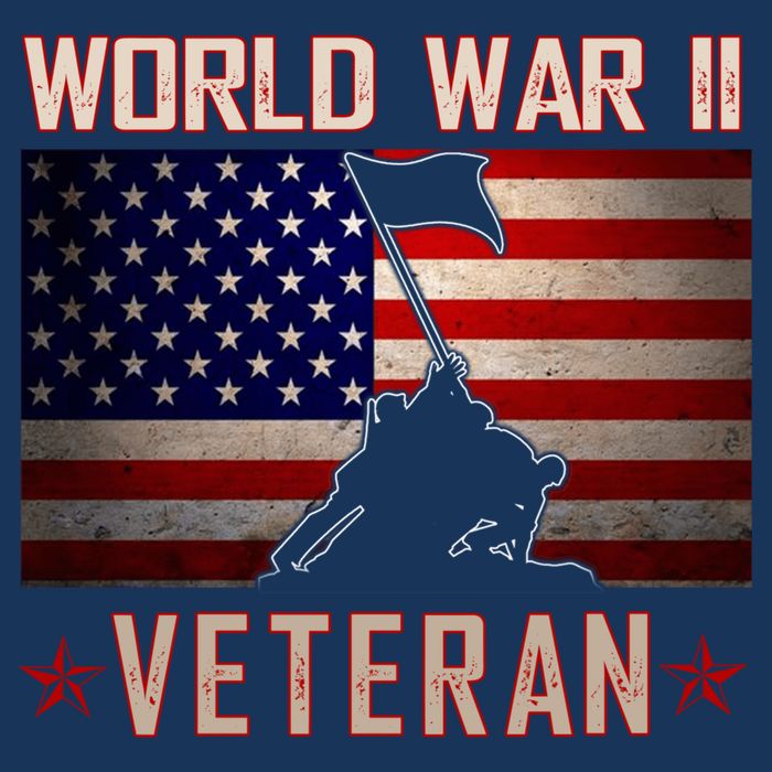 American Patriot WWII Veteran Military World War 2 Veteran Zip Tote Bag