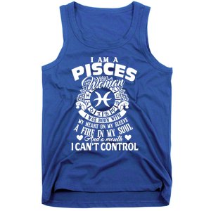 A Pisces Was Born With Zodiac Pisces S Gift Tank Top