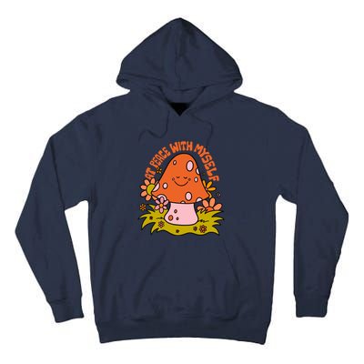 AT PEACE WITH MYSELF Mushroom Tall Hoodie