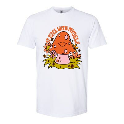 AT PEACE WITH MYSELF Mushroom Softstyle CVC T-Shirt