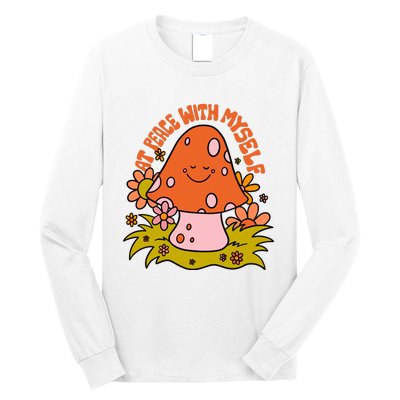 AT PEACE WITH MYSELF Mushroom Long Sleeve Shirt