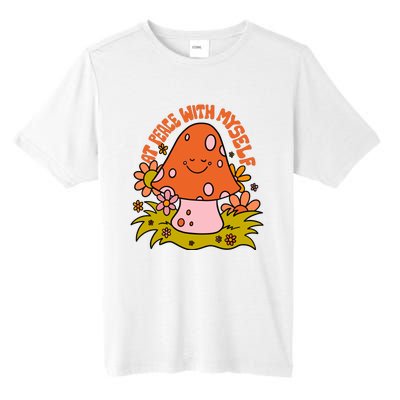 AT PEACE WITH MYSELF Mushroom Tall Fusion ChromaSoft Performance T-Shirt