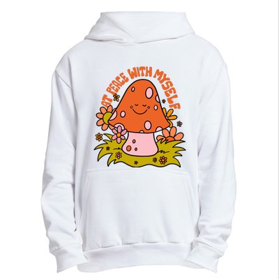 AT PEACE WITH MYSELF Mushroom Urban Pullover Hoodie