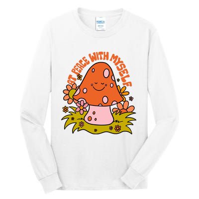 AT PEACE WITH MYSELF Mushroom Tall Long Sleeve T-Shirt