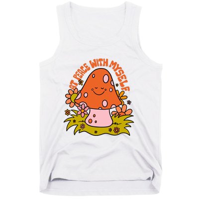 AT PEACE WITH MYSELF Mushroom Tank Top