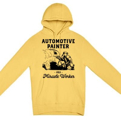 Automotive Painter Worker Premium Pullover Hoodie