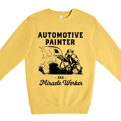 Automotive Painter Worker Premium Crewneck Sweatshirt