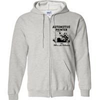 Automotive Painter Worker Full Zip Hoodie