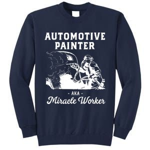 Automotive Painter Worker Tall Sweatshirt