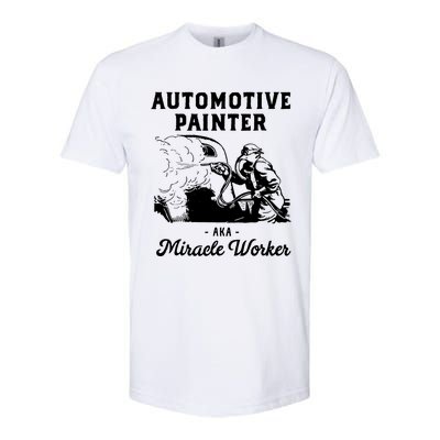 Automotive Painter Worker Softstyle CVC T-Shirt