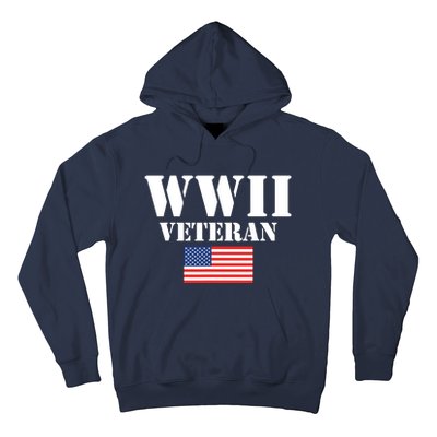 American Patriot WWII Veteran Military World War 2 Veteran Hoodie