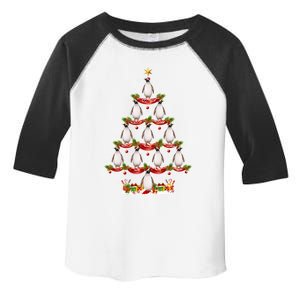 Adelie Penguin Xmas Lighting Adelie Penguin Christmas Tree Funny Gift Toddler Fine Jersey T-Shirt