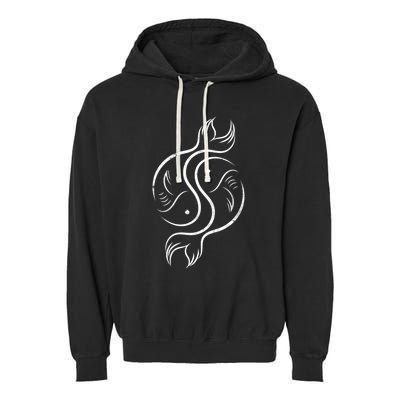 Awesome Pisces Zodiac Sign Astrologist Astronomers Horoscope Gift Garment-Dyed Fleece Hoodie