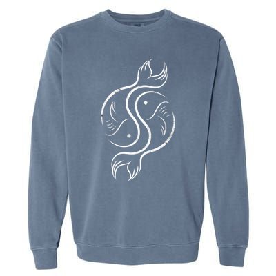 Awesome Pisces Zodiac Sign Astrologist Astronomers Horoscope Gift Garment-Dyed Sweatshirt