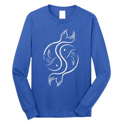 Awesome Pisces Zodiac Sign Astrologist Astronomers Horoscope Gift Long Sleeve Shirt