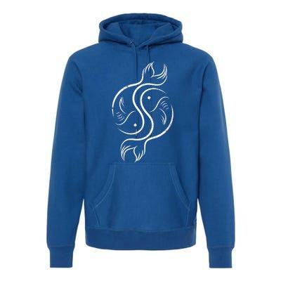 Awesome Pisces Zodiac Sign Astrologist Astronomers Horoscope Gift Premium Hoodie