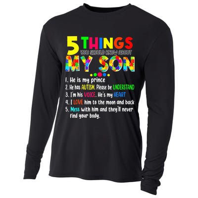 Autism quote 5 Things You Should Know About My Son Cooling Performance Long Sleeve Crew