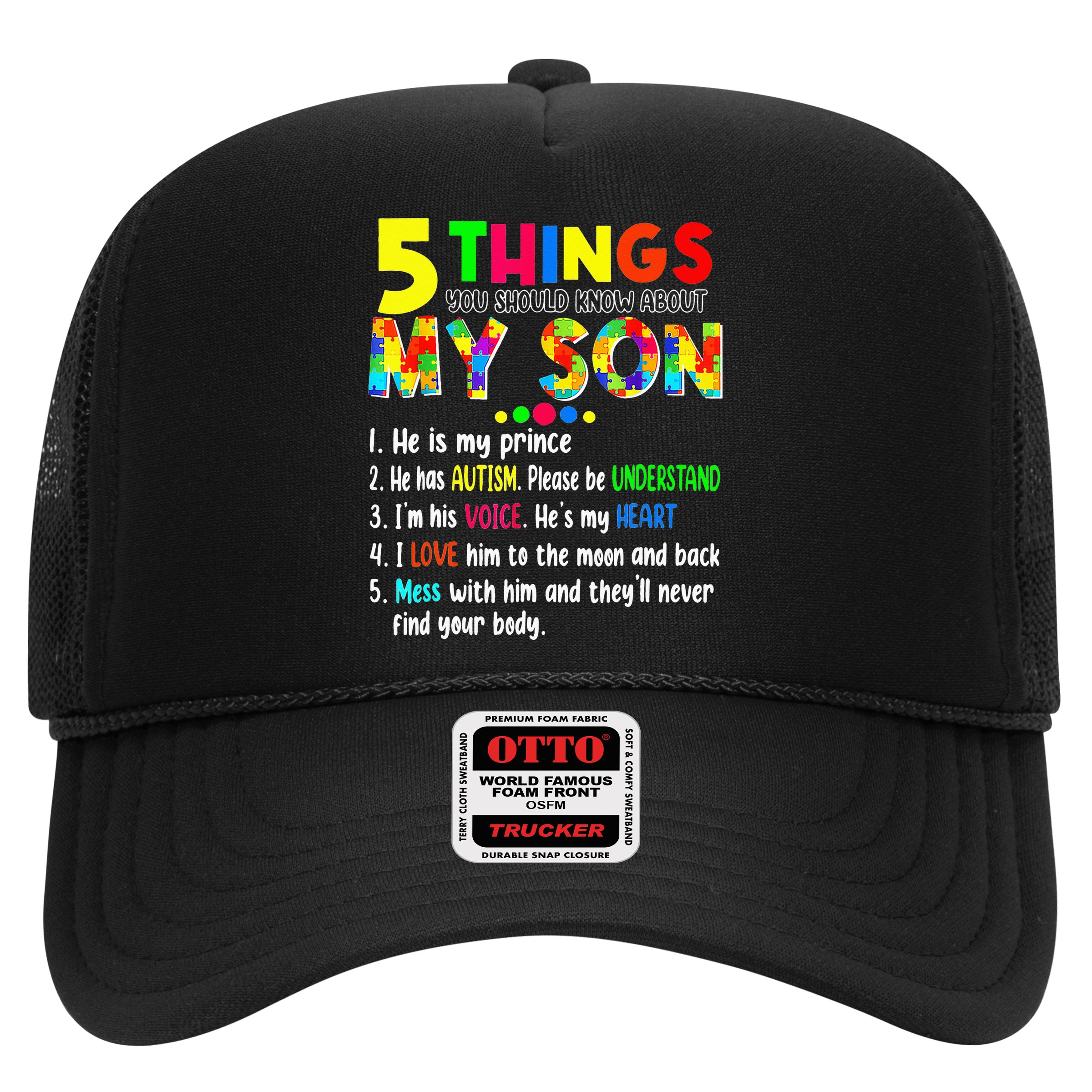 Autism quote 5 Things You Should Know About My Son Hat