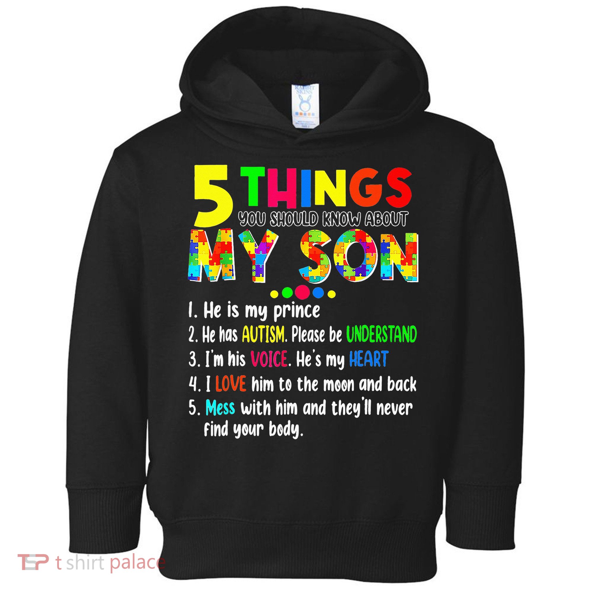 Autism quote 5 Things You Should Know About My Son Toddler Hoodie