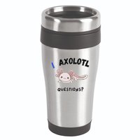 Axolotl Questions 16oz Travel Tumbler