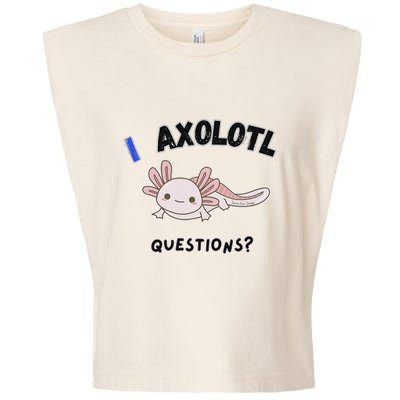 Axolotl Questions Garment-Dyed Women's Muscle Tee