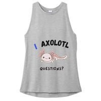 Axolotl Questions Ladies PosiCharge Tri-Blend Wicking Tank