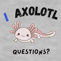 Axolotl Questions Ladies PosiCharge Tri-Blend Wicking Tank