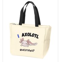 Axolotl Questions Zip Tote Bag