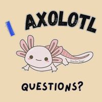 Axolotl Questions Zip Tote Bag