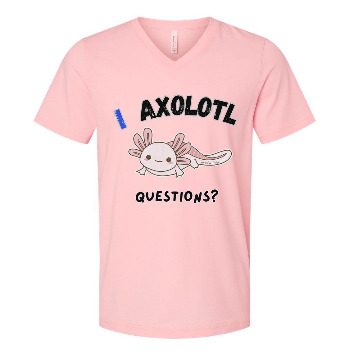 Axolotl Questions V-Neck T-Shirt