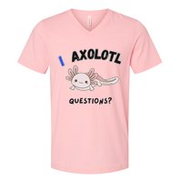 Axolotl Questions V-Neck T-Shirt