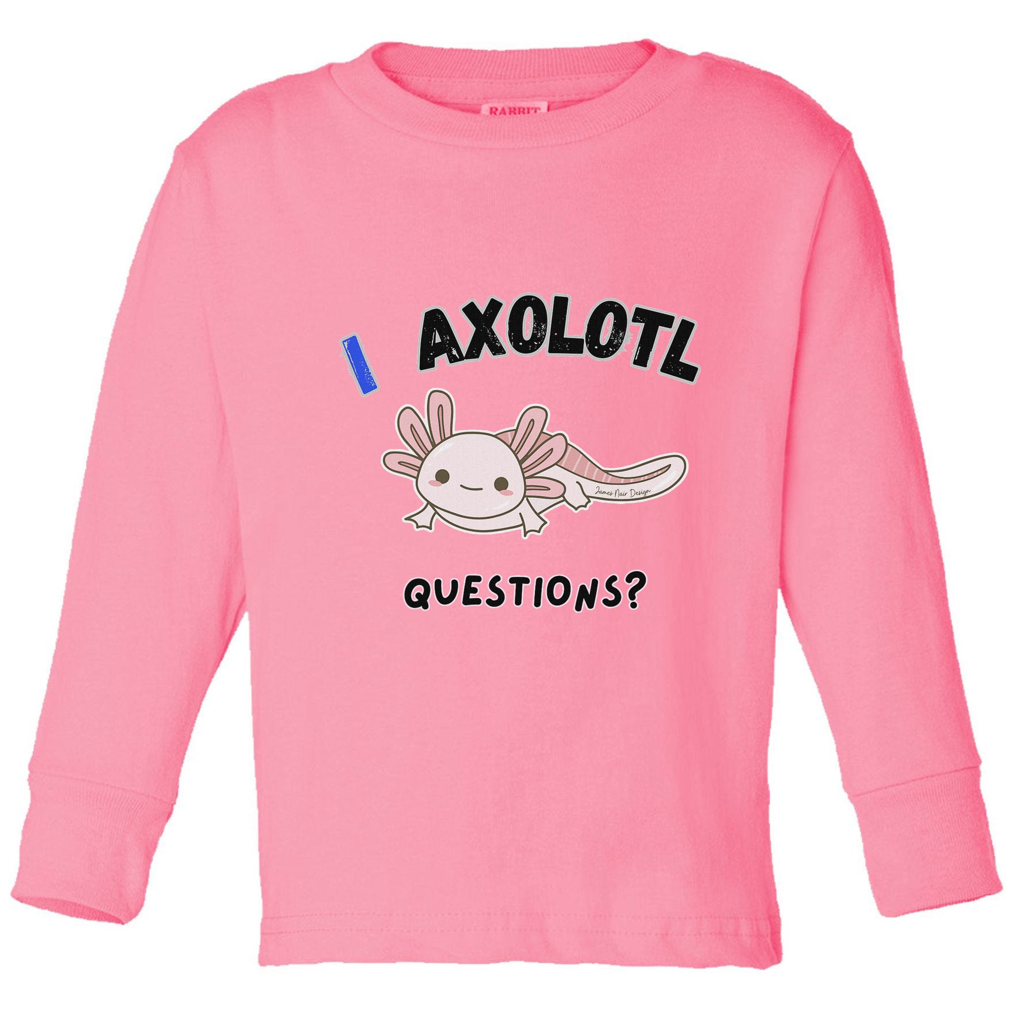 Axolotl Questions Toddler Long Sleeve Shirt
