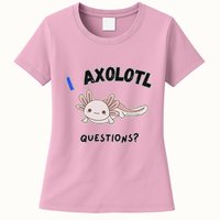 Axolotl Questions Womens T-Shirt