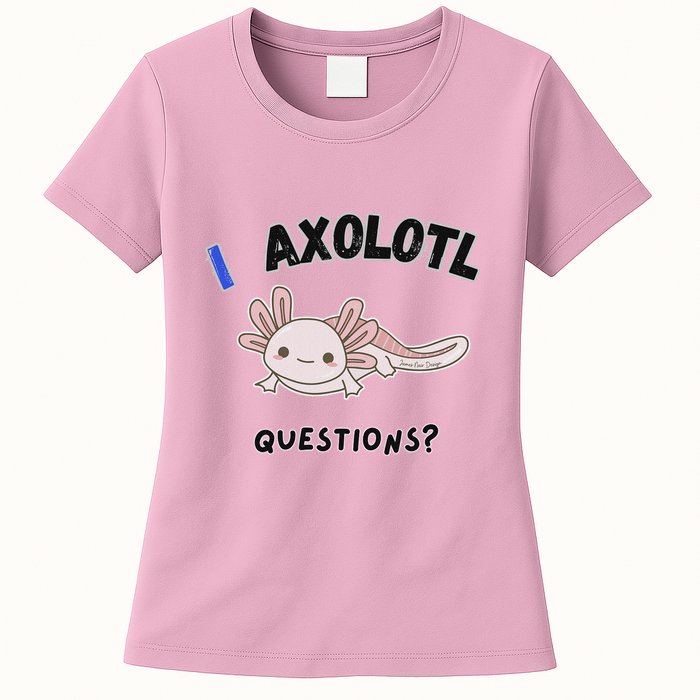 Axolotl Questions Womens T-Shirt