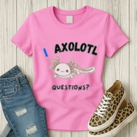 Axolotl Questions Womens T-Shirt