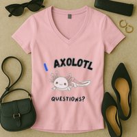 Axolotl Questions Women's V-Neck T-Shirt