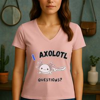 Axolotl Questions Women's V-Neck T-Shirt