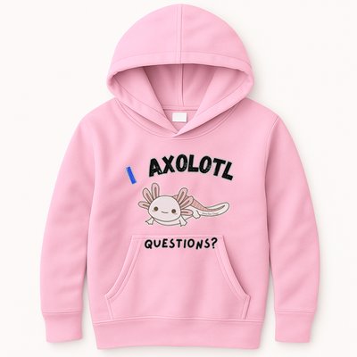 Axolotl Questions Kids Hoodie