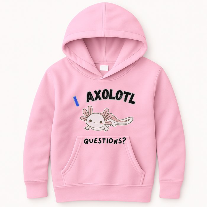 Axolotl Questions Kids Hoodie